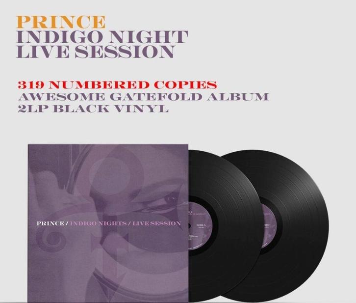 Prince - Indigo Nights 2LP (Live Session) Limited Edition, Cd's en Dvd's, Vinyl | Pop, Nieuw in verpakking, 1980 tot 2000, 12 inch