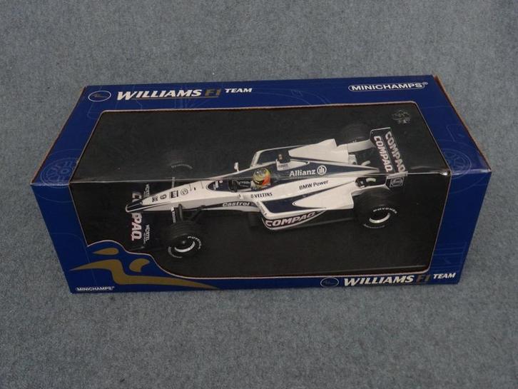 1:18 F1 2000 BMW Williams FW22 Ralf Schumacher Minichamps, Hobby en Vrije tijd, Modelauto's | 1:18, Gebruikt, Auto, MiniChamps