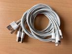 Apple Lightning naar USB-A kabel 4 stuks, Ophalen of Verzenden, Zo goed als nieuw, Apple iPhone