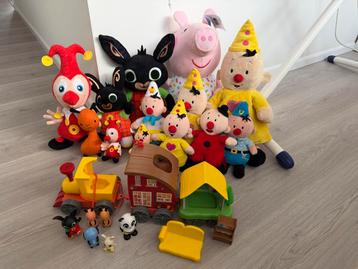 Bing, Bumba, Jokie & Peppa Pig Speelgoed - Zo Goed Als Nieuw beschikbaar voor biedingen