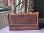 Vintage dames handtas | jaren 30 look | Bruin, Sieraden, Tassen en Uiterlijk, Tassen | Damestassen, Ophalen of Verzenden, Gebruikt