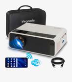 LifeGoods Mini Beamer met WiFi - Full HD 1080P, Ophalen of Verzenden, Nieuw, LED, Full HD (1080)