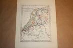 Antieke kaart - De Geuniëerde Provinciën in 1610 - Witkamp, Gelezen, Ophalen of Verzenden, Landkaart, 1800 tot 2000