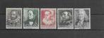 Nederland 1938, NVPH 305 t/m 309, Gestempeld., Verzenden, T/m 1940, Gestempeld