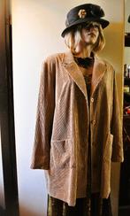 Jas corduroy rib camel voorjaar zomerjas wijd A-lijn mt 5, Bruin, Ophalen of Verzenden, Ophilia, Jasje of Colbert