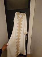 Henna/N9ich Jurk Wit/Goud + Hoofddoek, Ophalen of Verzenden, Zo goed als nieuw, Maat 38/40 (M)