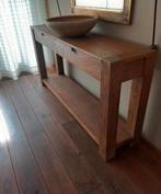 Massief mango sidetable badkamermeubel 160/35/80 Eindhoven, Huis en Inrichting, Tafels | Sidetables, Ophalen of Verzenden, Zo goed als nieuw