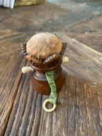 Antiek victoriaans Speldenkussen met meetlint volkskunst, Ophalen of Verzenden