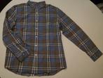 Katoenen overhemd met ruit van Topman, mt.L, boordmt(40/42), Kleding | Heren, Overhemden, Ophalen, Blauw, Zo goed als nieuw, Halswijdte 41/42 (L)