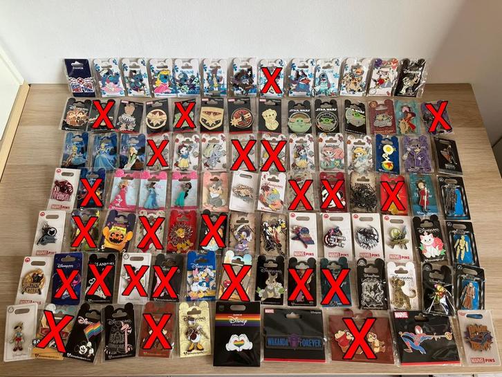 Originele Disney pins — €9 per stuk, Verzamelen, Disney, Nieuw, Ophalen of Verzenden