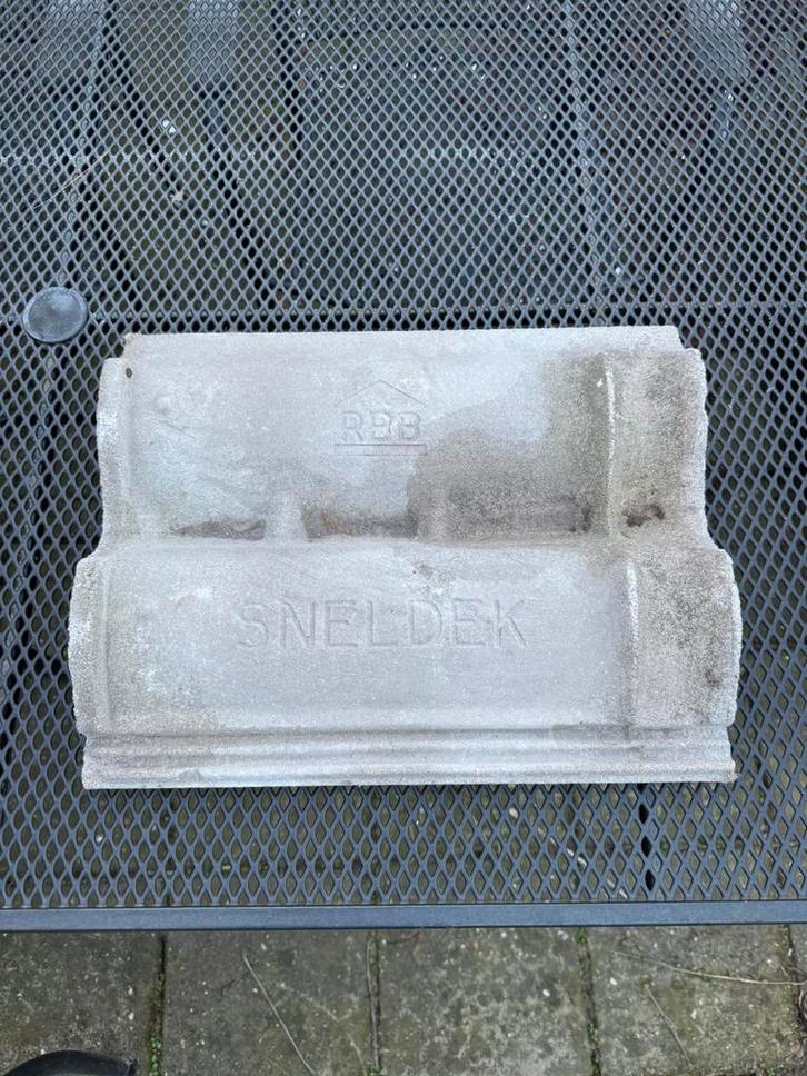 RBB Sneldek dakpan grijs, Doe-het-zelf en Verbouw, Dakpannen en Dakbedekking, Gebruikt, Dakpannen, Steen of Klei, Grijs, 15 m² of meer