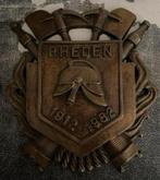 2 Brandweer emblemen, Verzamelen, Embleem of Badge, Ophalen of Verzenden