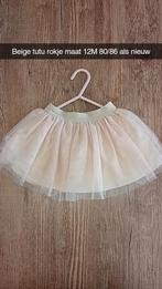 Schattig tutu rokje nude beige maat 80/86, Ophalen of Verzenden, Zo goed als nieuw, Meisje, Jurkje of Rokje