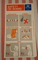 Veiligheids instructies 747-400, Ophalen of Verzenden, Zo goed als nieuw, Schaalmodel