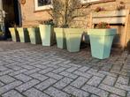plantenpotten Keramische geglazuurde winterharde potten, Tuin en Terras, Bloembakken en Plantenbakken, Ophalen, Gebruikt, Rond
