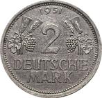 Duitsland 2 mark 1951 - J, Postzegels en Munten, Munten | Europa | Niet-Euromunten, Verzenden, Duitsland, Losse munt