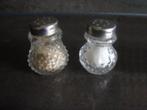 peper en zout strooier  glas mini, Ophalen of Verzenden, Gebruikt