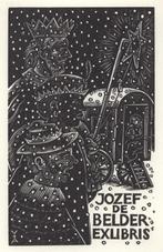 1067 Ex Libris België : Antoon Vermeylen, z.j., Antiek en Kunst, Kunst | Etsen en Gravures, Verzenden
