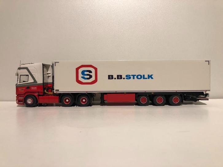Scania R Topline + Koeler Trans Stolk Code 3 1:50, Hobby en Vrije tijd, Modelauto's | 1:50, Zo goed als nieuw, Bus of Vrachtwagen