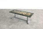 vintage salontafel | tafel | jaren 60, Ophalen of Verzenden, Gebruikt, Metaal