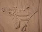 2 witte strings. maat L, ?, Ophalen of Verzenden, Wit, String