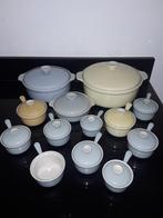 Regout parafeu pastel, Antiek en Kunst, Antiek | Servies los, Verzenden