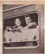 Retro reclame 1959 Tijsseling meubels NS trein, Overige typen, Ophalen of Verzenden