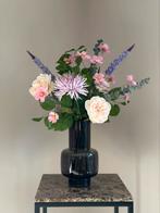 Vaas met zijden bloem boeket compleet, Ophalen of Verzenden, Nieuw