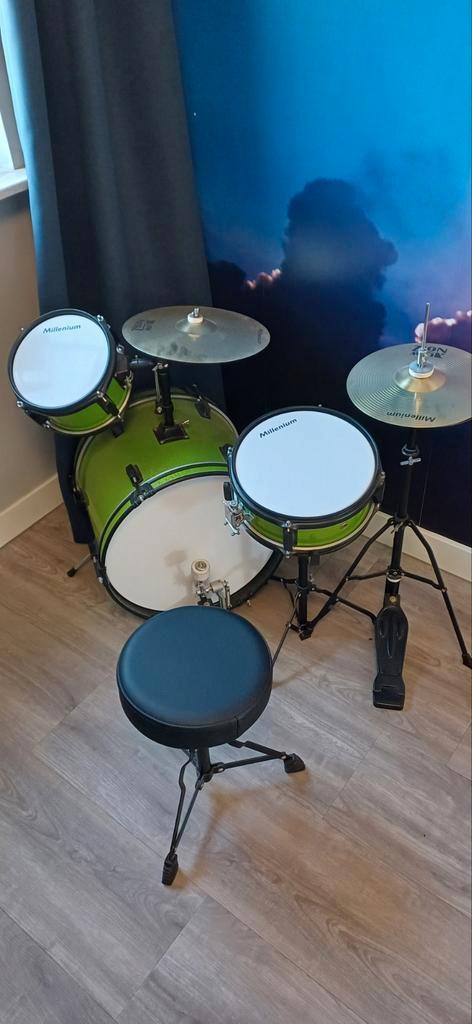 Millenium kinder drumstel, Muziek en Instrumenten, Drumstellen en Slagwerk, Gebruikt, Overige merken, Ophalen