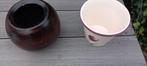 bloempotten, Ophalen, Gebruikt, Rond, Aardewerk