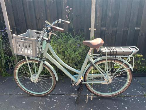 Spirit E-Cargo N7 Elektrische Transportfiets Groen, Fietsen en Brommers, Fietsen | Dames | Omafietsen, Gebruikt, 50 tot 53 cm