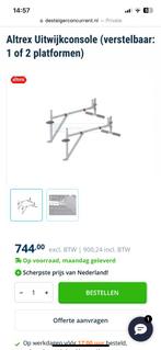 Altrex Uitwijkconsole - 1 of 2 platformen, Ophalen of Verzenden, Zo goed als nieuw, Rolsteiger of Kamersteiger, 5 meter of hoger