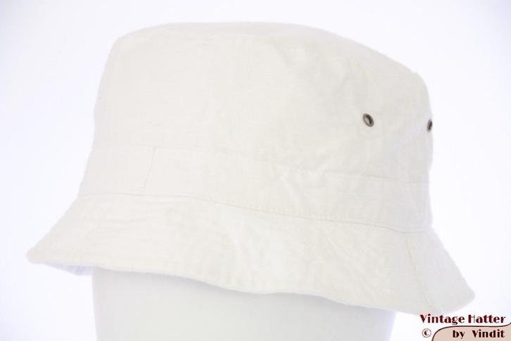 Zomer safari buckethat wit katoen maat 60 nieuw, Kleding | Heren, Hoeden en Petten, Nieuw, Hoed, 60 cm (XL, 7½ inch) of meer, Ophalen of Verzenden