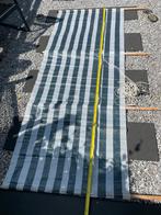 Windscherm / zonnescherm- Grijs/Wit Gestreept strand camping, Caravans en Kamperen, Ophalen, Nieuw