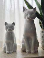 Wit porselein katten beelden, Ophalen of Verzenden
