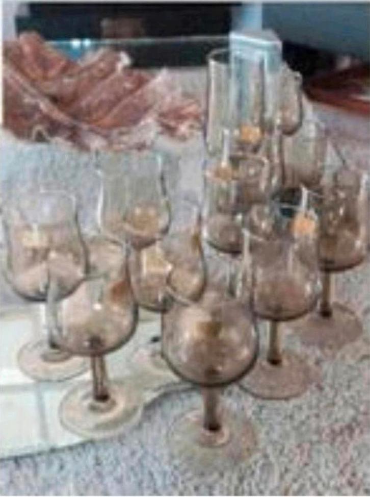 Vintage Serviesgoed glaswerk van Luminarc, rookglas., Verzamelen, Glas en Borrelglaasjes, Nieuw, Overige typen, Ophalen of Verzenden