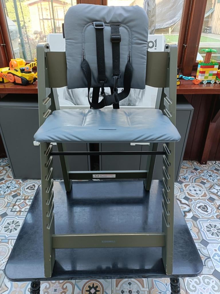 Complete set Kidsmill kinderstoel, BabySet en Wipper, Ophalen, Meegroeistoel