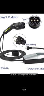 Thuislader type 2  10 meter kabel NIEUW IN DOOS, Ophalen of Verzenden, Nieuw, Laadkabel