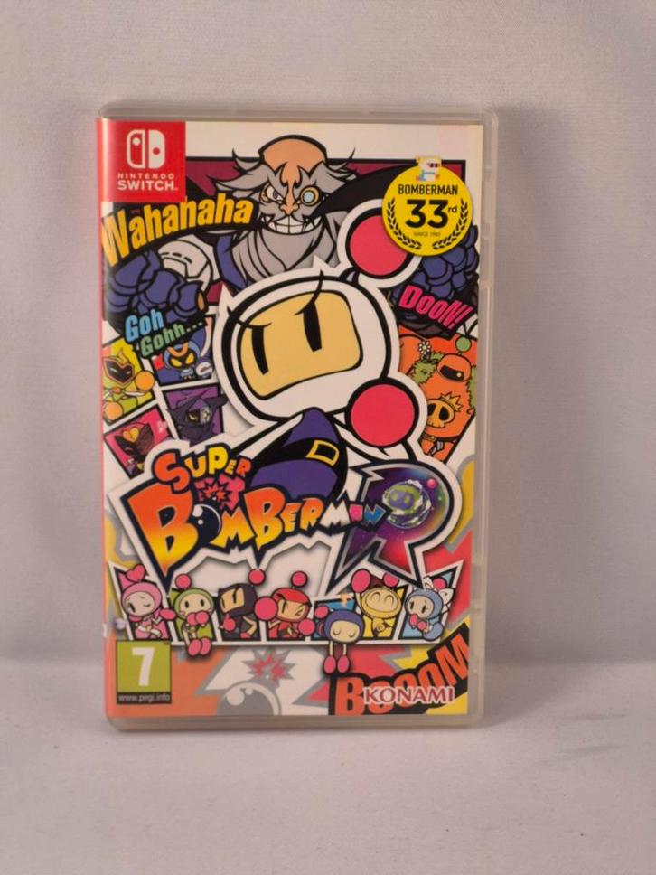 Super Bomberman - Nintendo Switch, Spelcomputers en Games, Games | Nintendo Switch, Zo goed als nieuw, Platform, 3 spelers of meer
