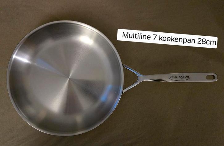 Demeyere Multiline 7 Koekenpan 28cm - Zo goed als nieuw!, Huis en Inrichting, Keuken | Keukenbenodigdheden, Verzenden