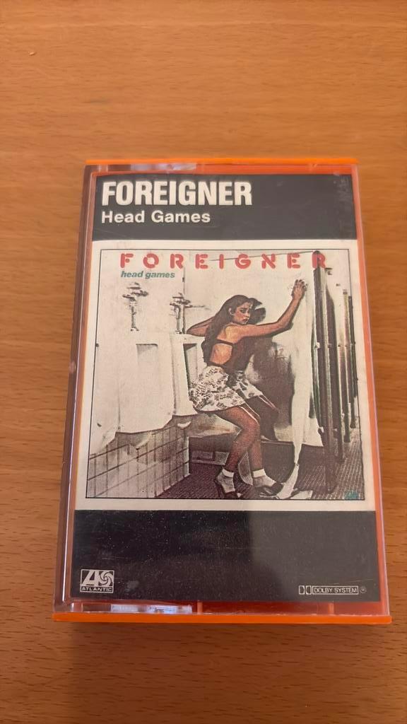 Foreigner muziek cassette Head Games, Cd's en Dvd's, Cassettebandjes, Zo goed als nieuw, Pop, 1 bandje, Ophalen of Verzenden