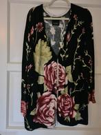 Ensemble vest met roze kraaltjes, mt 50/52, perfect staat, Kleding | Dames, Zwart, Maat 46/48 (XL) of groter, Ophalen of Verzenden