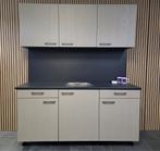 NIEUWE Q-Line ARTEGO Keuken ca. 180 cm breed / INNOVARE, Overige kleuren, Nieuw, Enkelwandige keuken, Kunststof