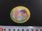sticker John Travolta & Olivia Newton - John  TY901, Verzamelen, Ophalen, Zo goed als nieuw
