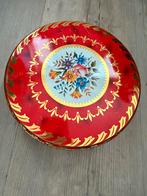 Vintage Bouquet Parein koekblik – rood met bloemen (België), Ophalen of Verzenden