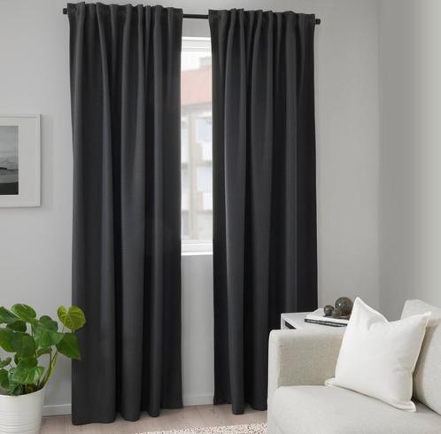 Gordijnen Annakajsa Ikea set van 2 stuks, Huis en Inrichting, Stoffering | Gordijnen en Lamellen, Zo goed als nieuw, 200 cm of meer