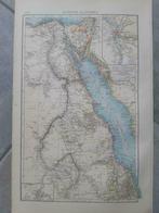 154 / Noord Oost Afrika Egypte Nubië en Soedan Litho 1899, Ophalen of Verzenden