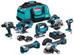 MAKITA 18V gereedschapset schroeven boren schaven slijpen, ., Nieuw, Ophalen of Verzenden, .