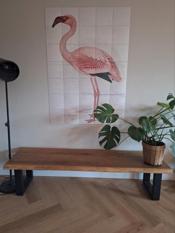 Eetkamerbank - 180cm, Huis en Inrichting, Tafels | Eettafels, Zo goed als nieuw, 150 tot 200 cm, Rechthoekig, Eikenhout, Ophalen