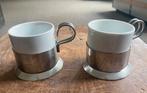 2 mooi espresso kopjes van Danish Steel House, Huis en Inrichting, Ophalen of Verzenden, Zo goed als nieuw, Overige stijlen, Kop(pen) en/of Schotel(s)
